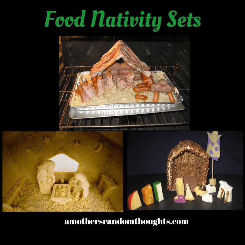 Unique Nativity Sets Made out of Food and More