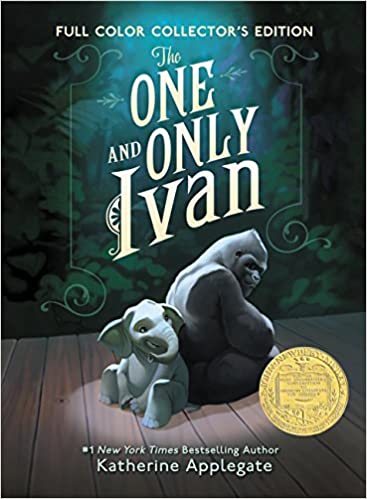 The One and Only Ivan Book Cover by Katherine Applegate