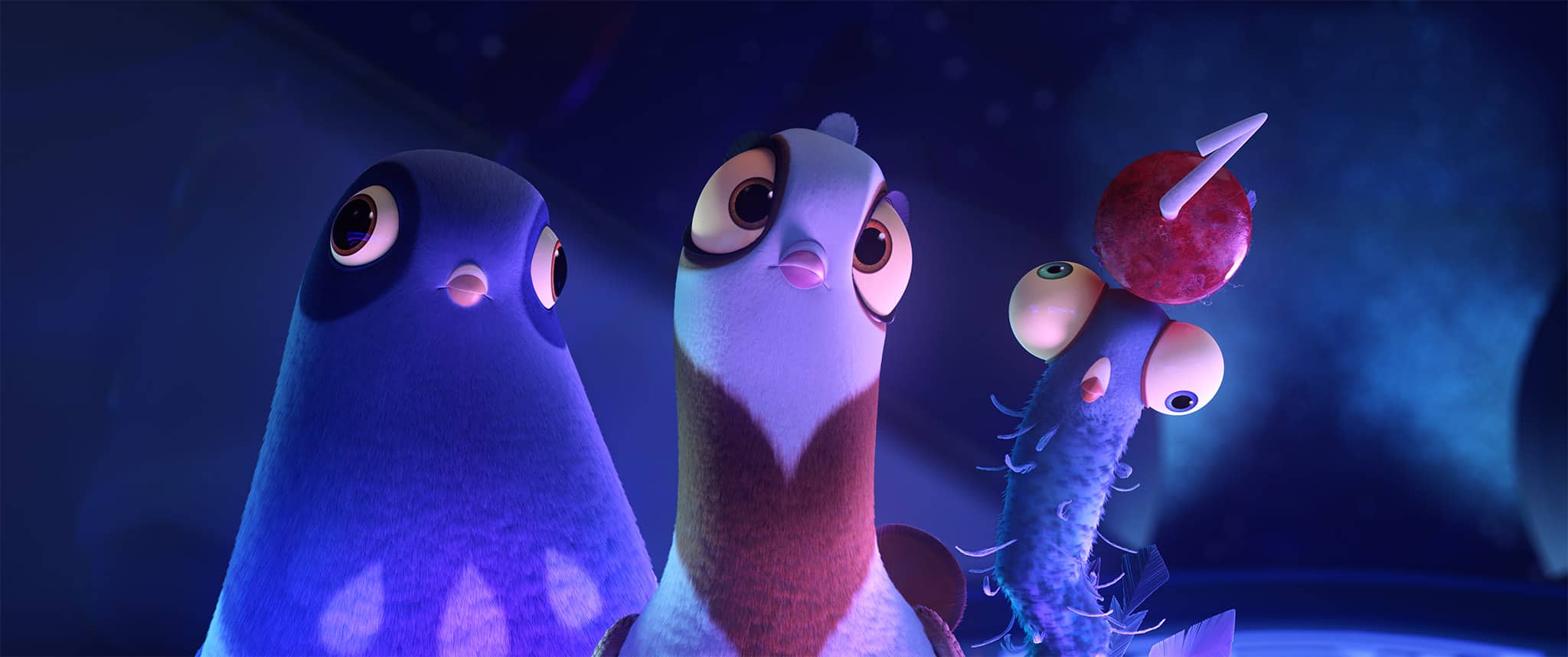 Pigeons from movie Spies in Disguise