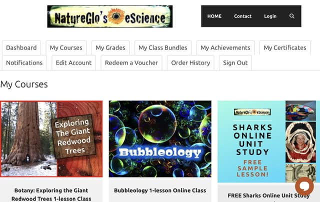 NatureGlo's eScience Dashboard