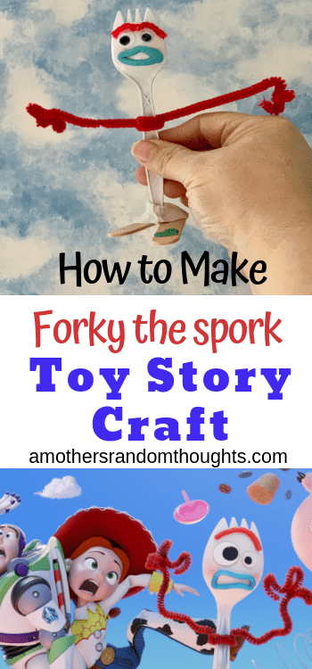 DIY How to make Forky the Spork from Toy Story 4