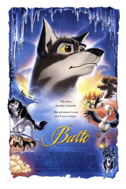 Balto movie poster 1995