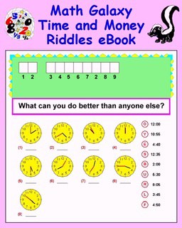 time and money riddles ebook by Math Galaxy