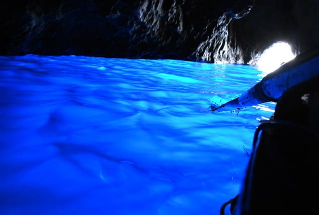 blue grotto in the isle of capri
