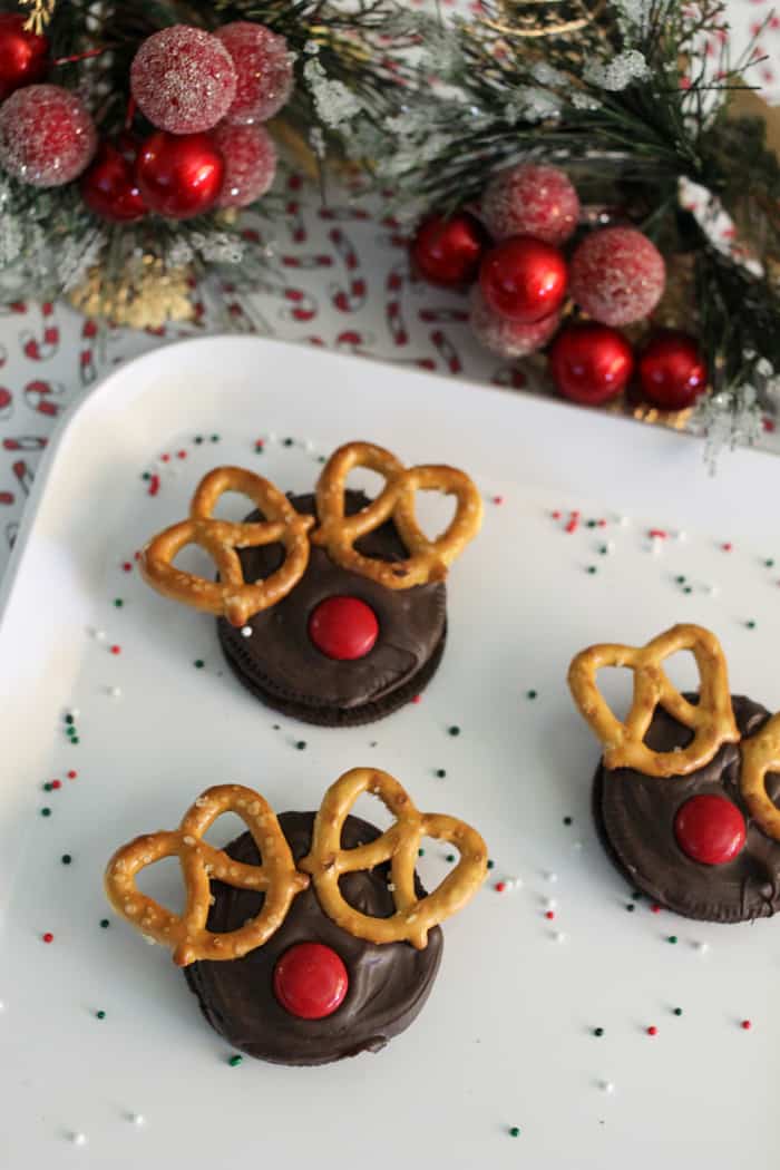 Rudolph the Red Nosed Reindeer Oreo treats