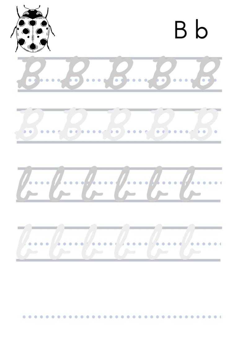 Letter of the Week Free Printables B Worksheets - A Mother's Random ...