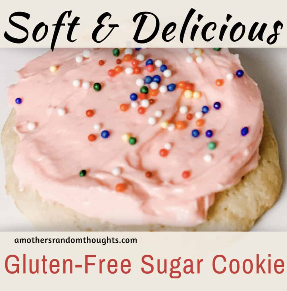 Soft and delicious gluten free sugar cookie