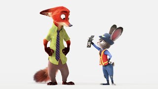 Judy Hopps and Nick Wilde in Zootopia