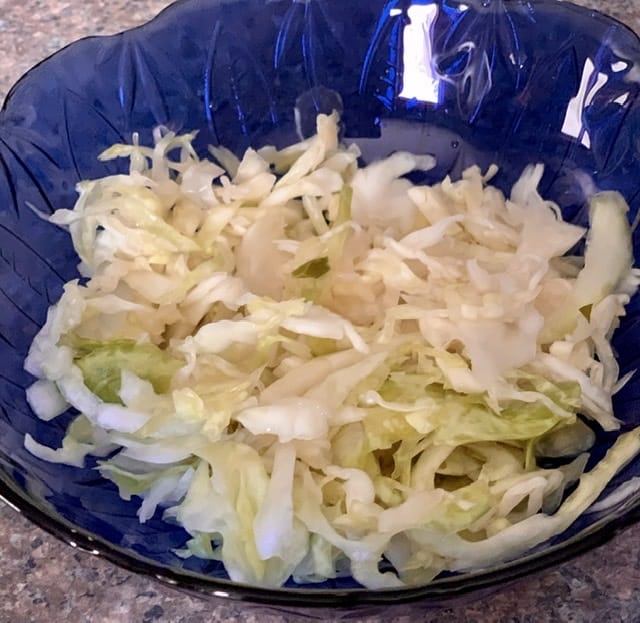 fermenting foods - crunchy sauerkraut
