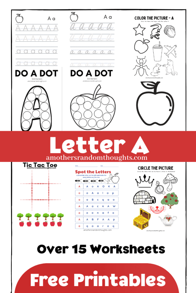 Letter A Free Printables