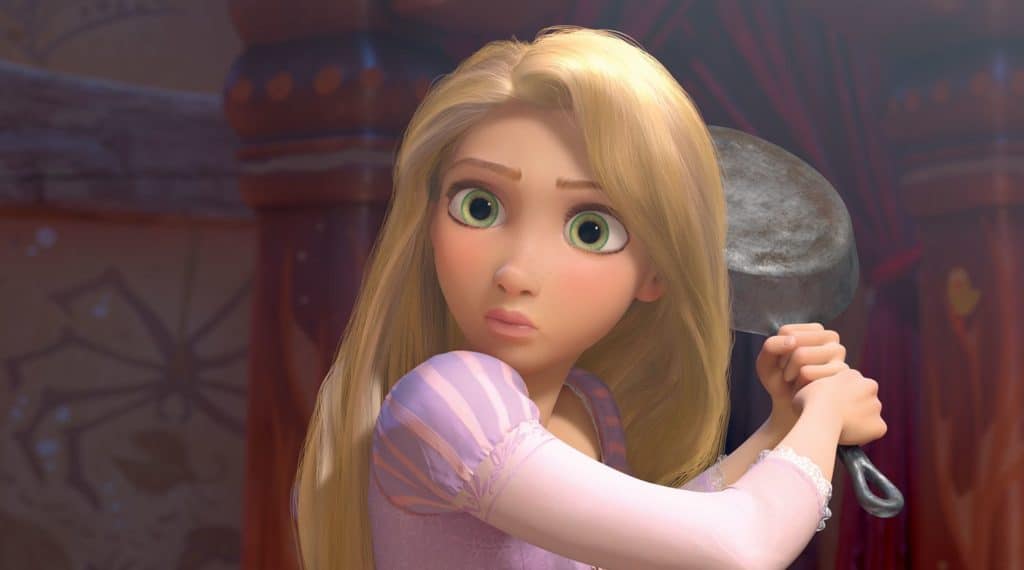 Rapunzel with Frying pan from Tangled