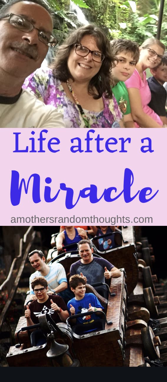 Life After a Miracle - How it impacts you. Things to Expect