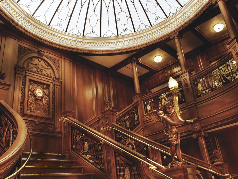 Staircase from the Titanic Museum Attraciton