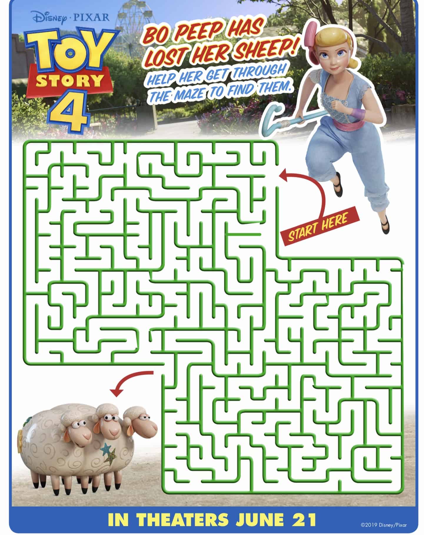 Toy Story 4 Movie Activity Sheets and Coloring Pages - A MOTHER'S