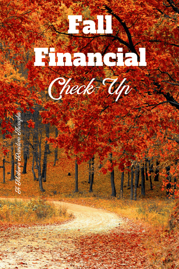 Fall Financial Check-up