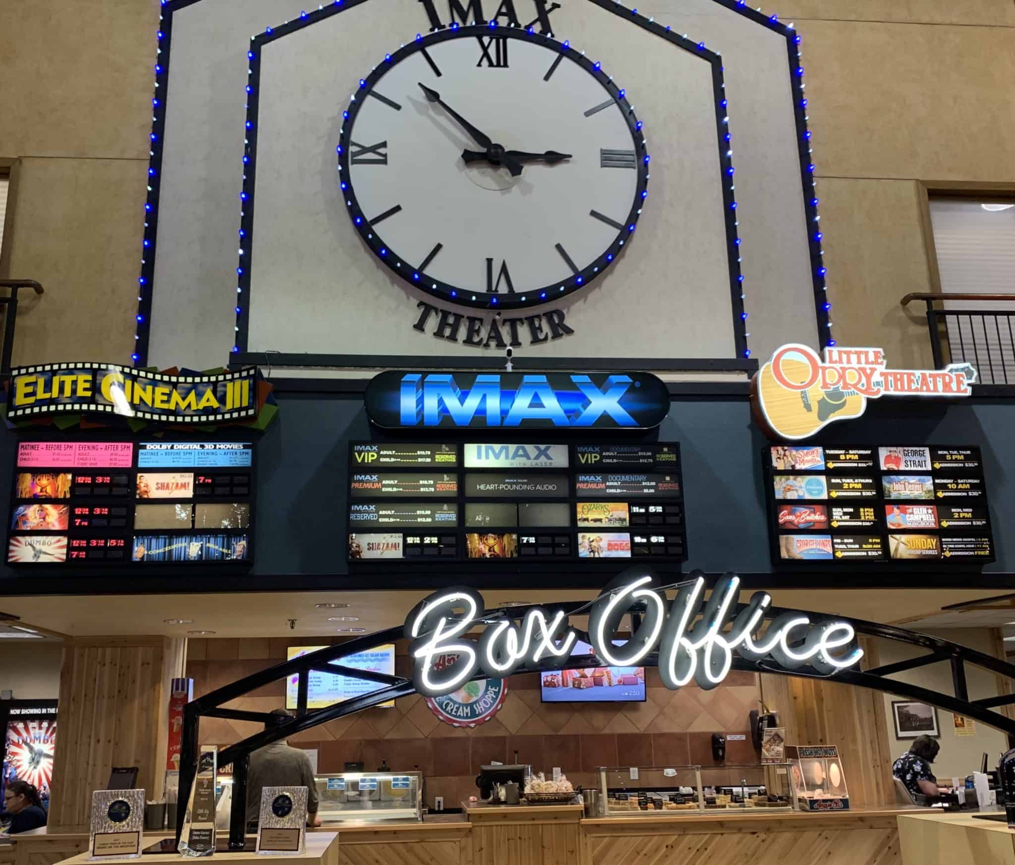 Branson Imax Cinema and Theater Complex Box Office