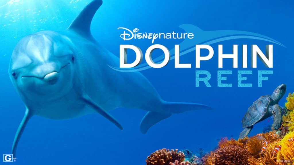 Dolphine Reef DisneyNature graphic