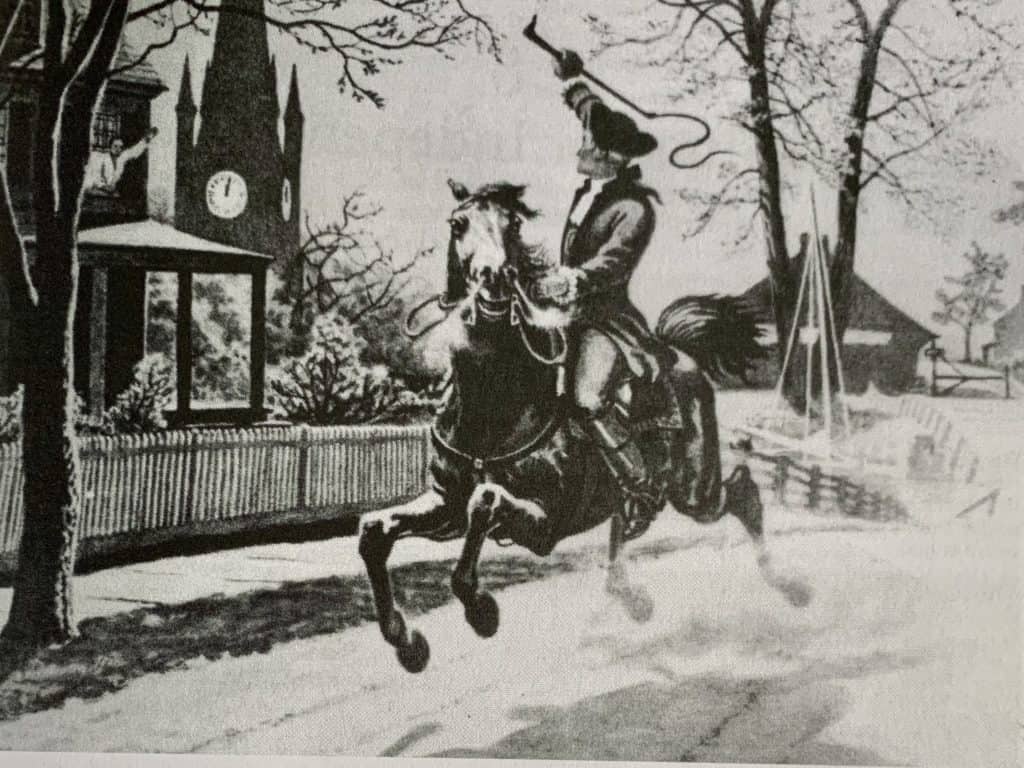 Paul Revere on Horseback