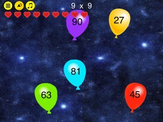 Times Table Balloon Pop Math Galaxy