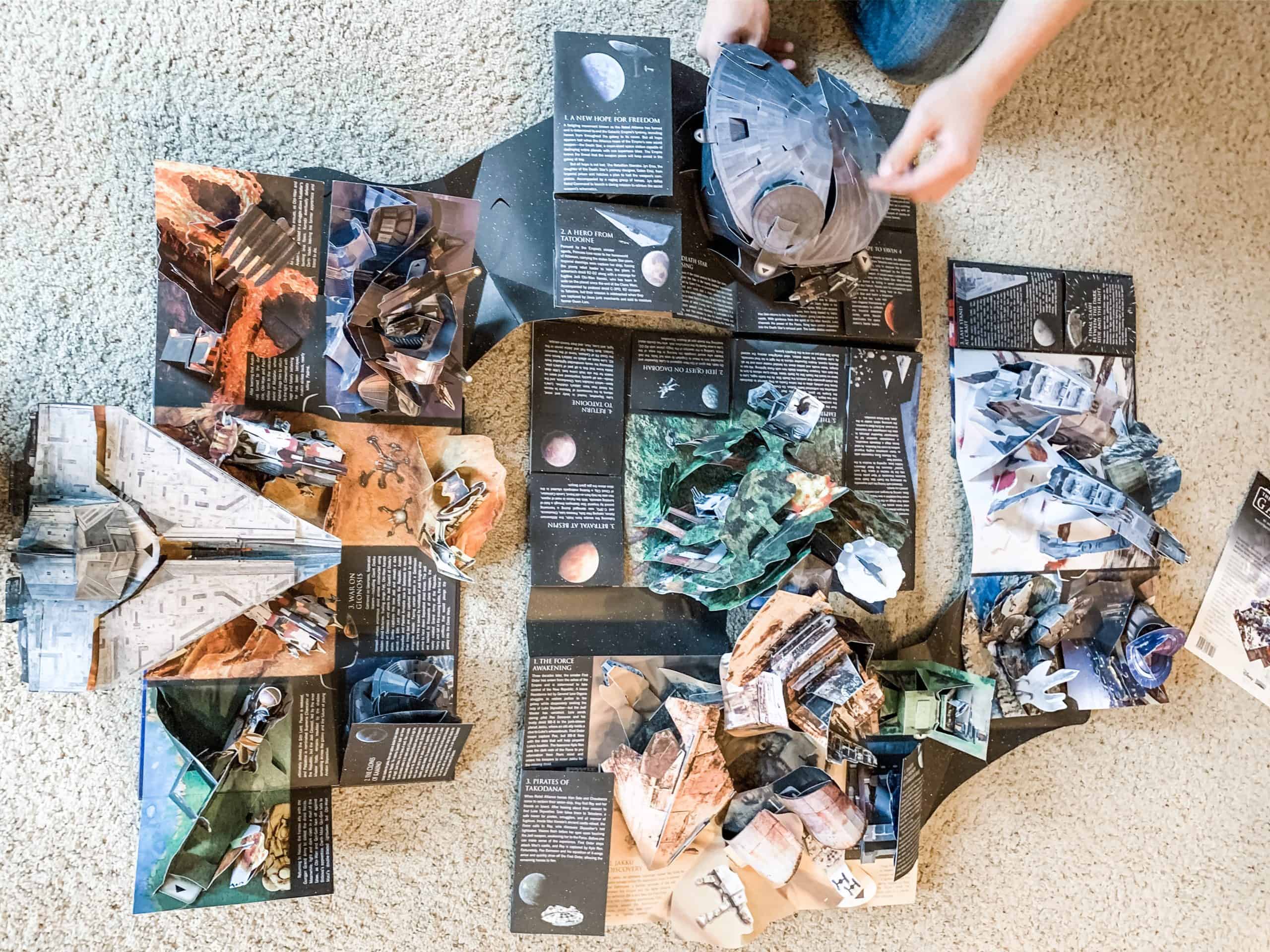 Overview of STar Wars Pop-Up Book