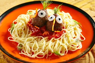 Spaghetti food creation