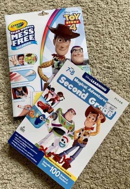 Crayola Color Wonder Toy Story 4 and Disney Learning books