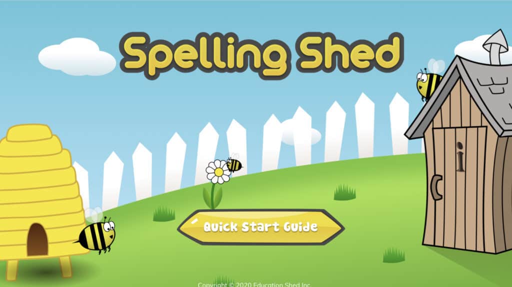 Spelling Shed interactive learning app