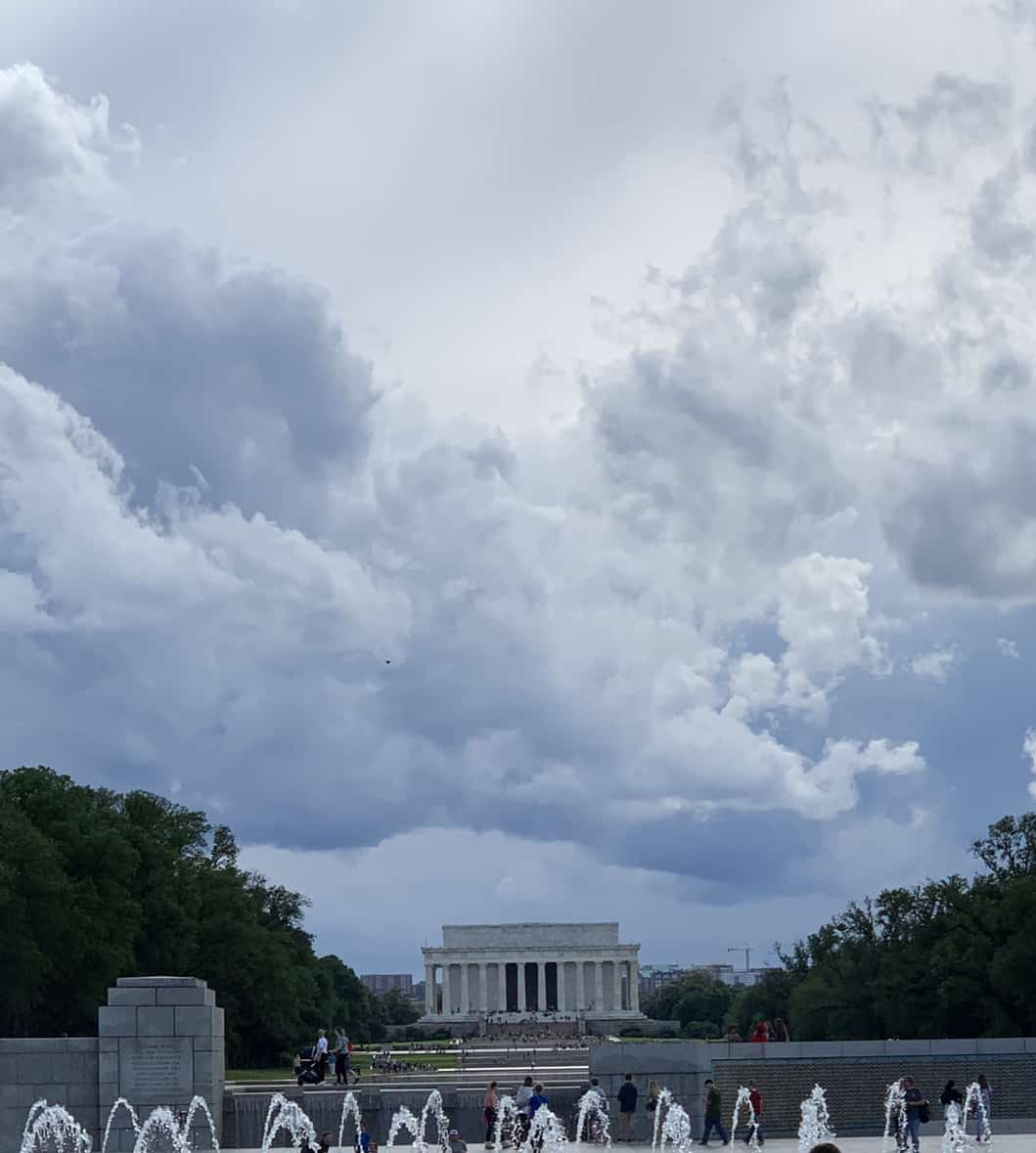 Lincoln Memorial with Clouds