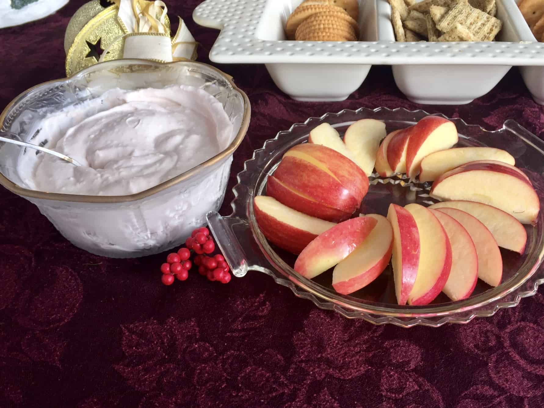 Apples and Dip Appetizer