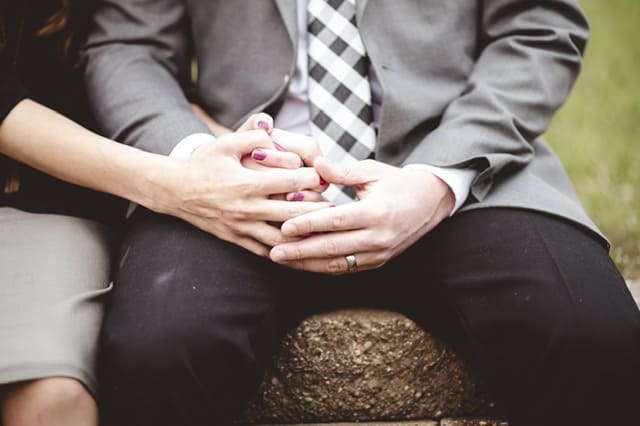 Couple praying