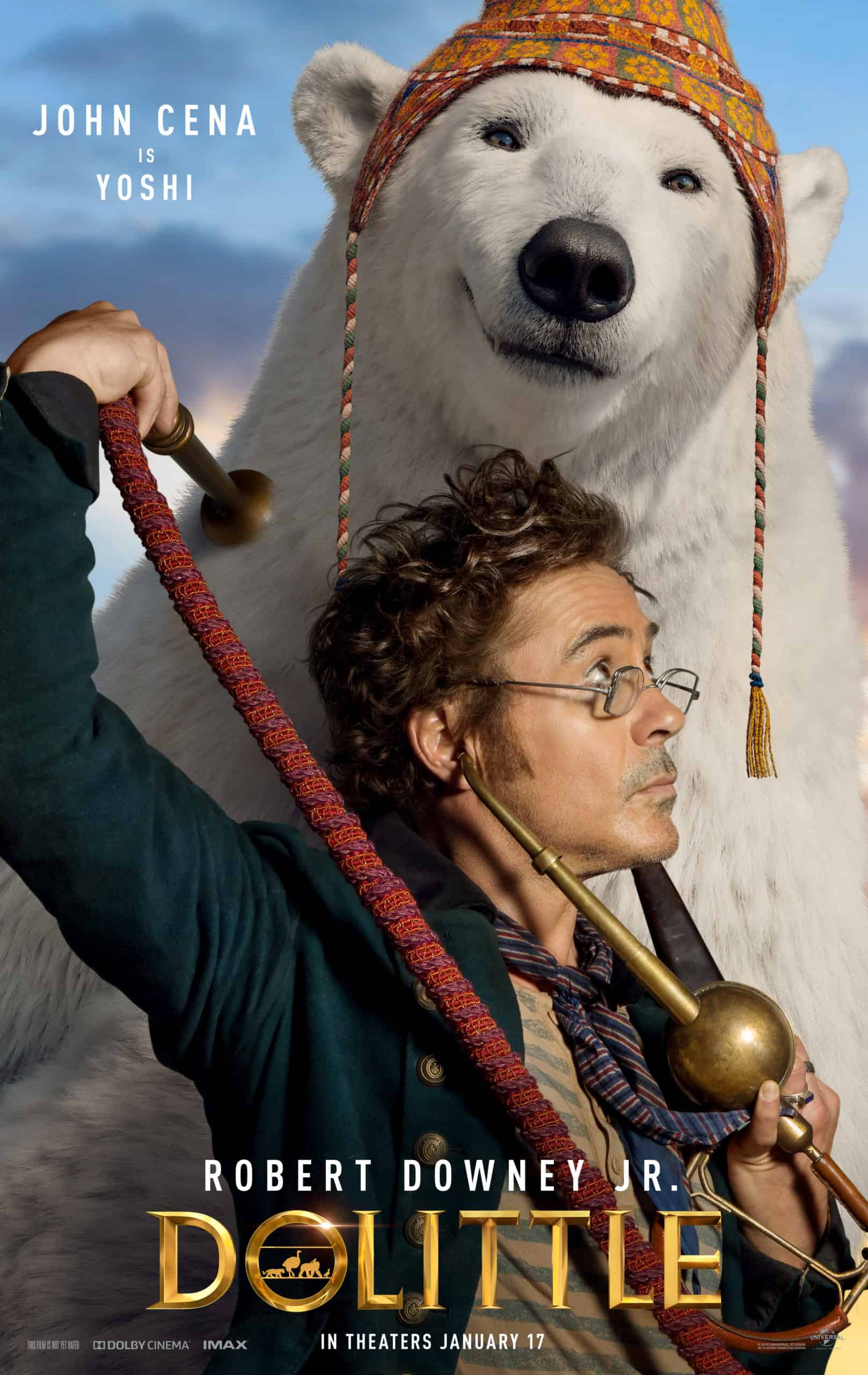 Poster for Dolittle starring Robert Downey Jr Polar Bear