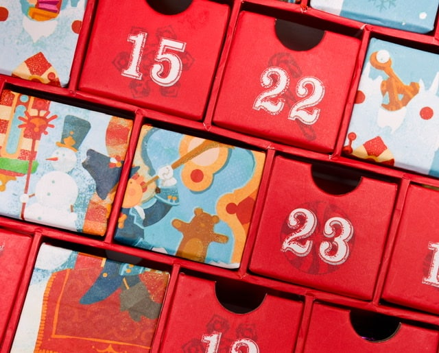 Advent Calendar close-up