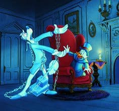 Goofy plays Jacob Marley in Disney Mickey's Christmas Carol