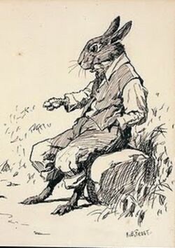picture of Brer Rabbit from the Tales of Uncle Remus