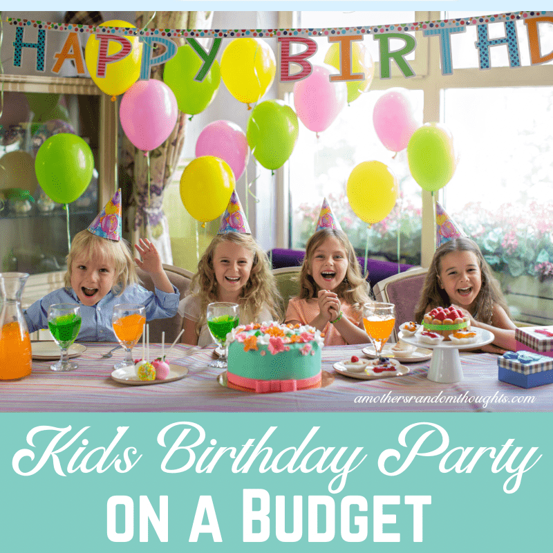 Simple kids birthday party
