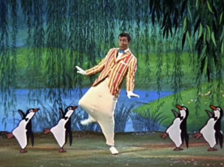 Dick Van Dyke as Bert in Disney's Mary Poppins