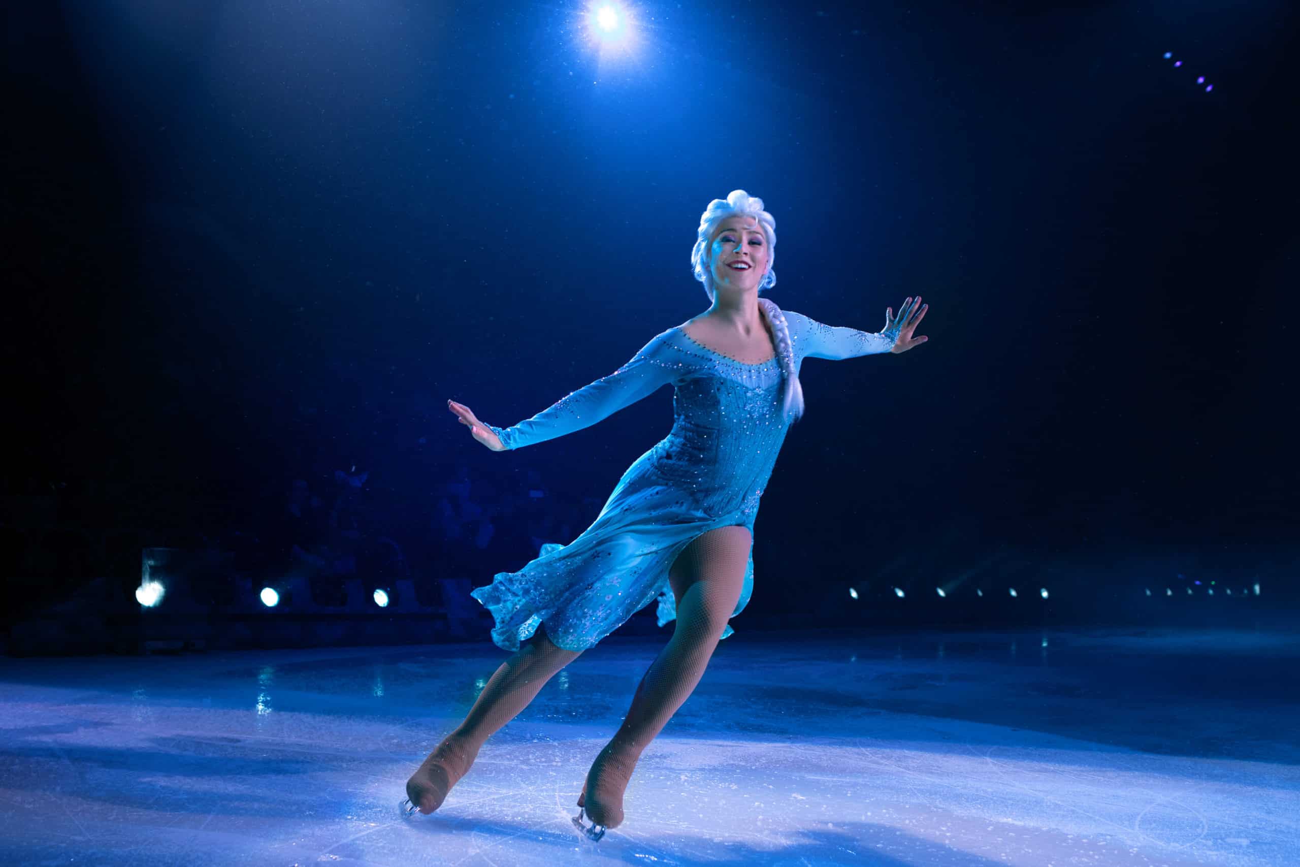 Elsa from Frozen ice skating