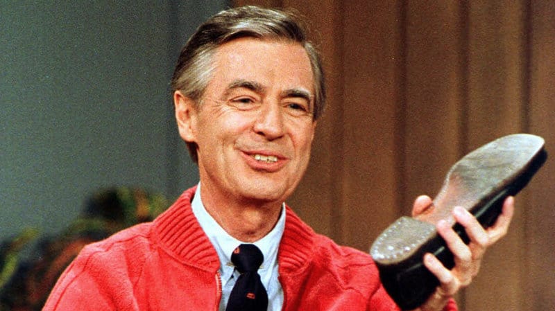 Mr Rogers and his shoes