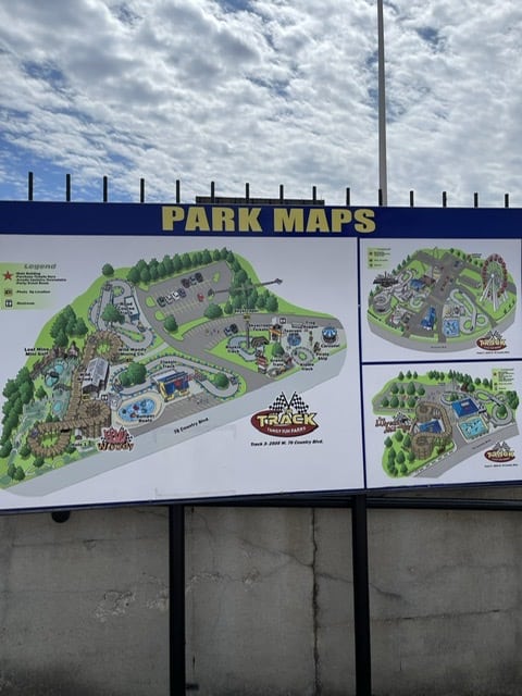 Tracks Family Fun park maps