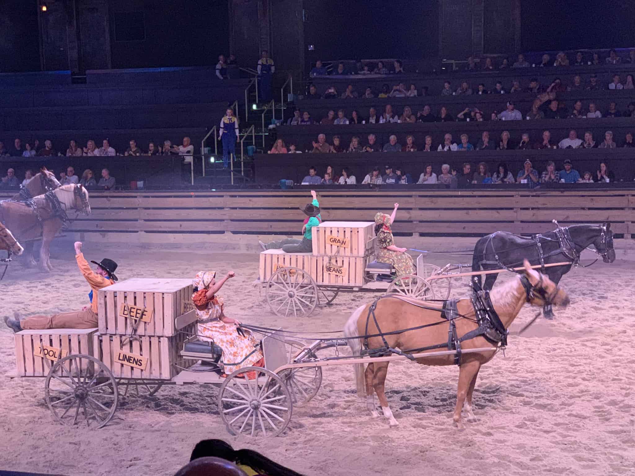 Dolly Parton's Stampede and Dinner Show - Wagon Races