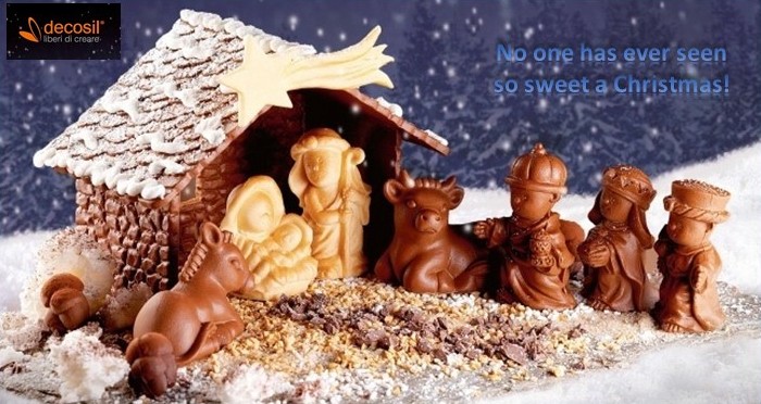 Chocolate nativity set
