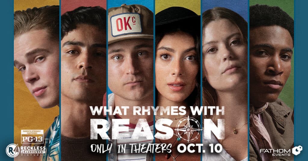 What Rhymes with Reason movie poster featuring the cast.