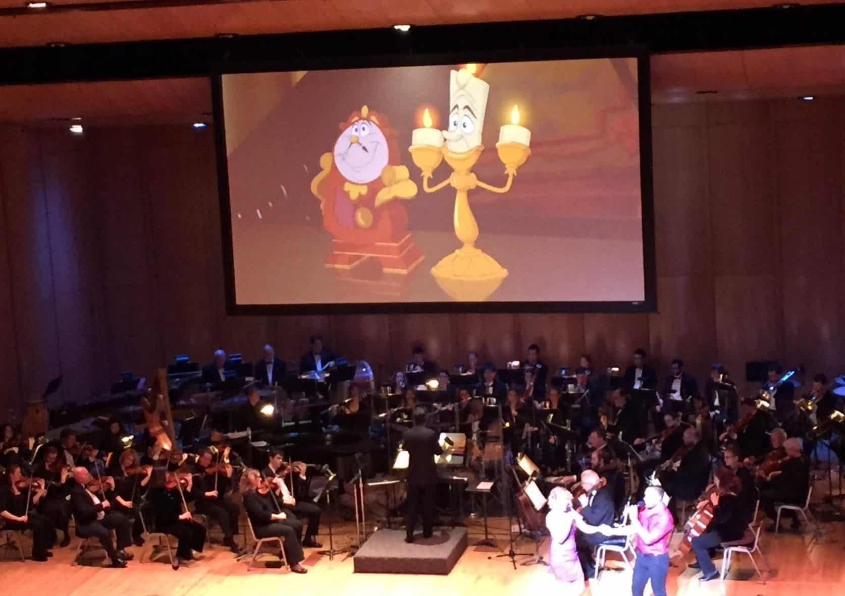 Lumiere and Cogsworth at the symphony