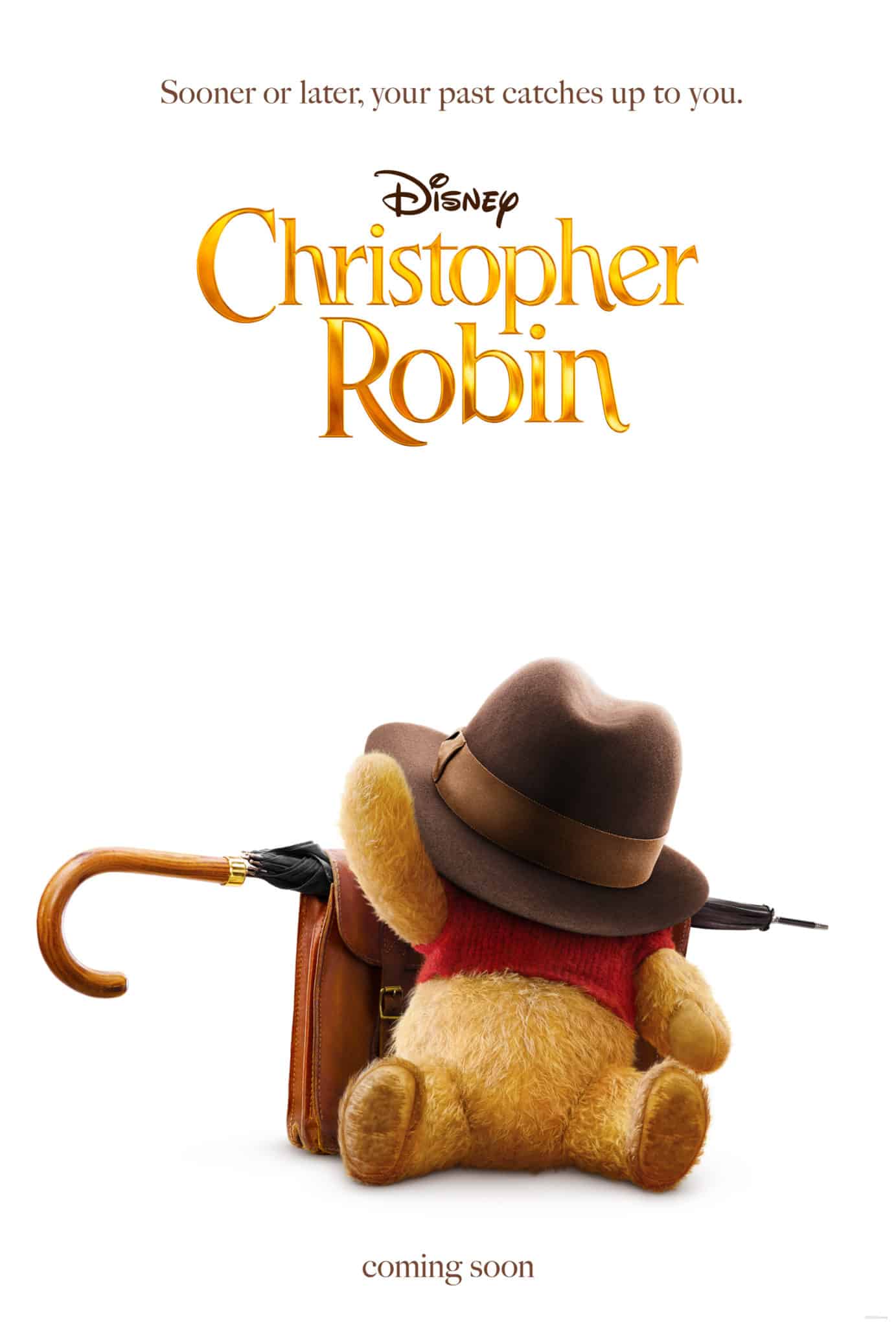 Movie poster from the new disney movie titled Christopher Robin