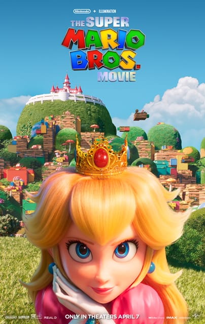 Princess Peach in the Super Mario Bros Movie