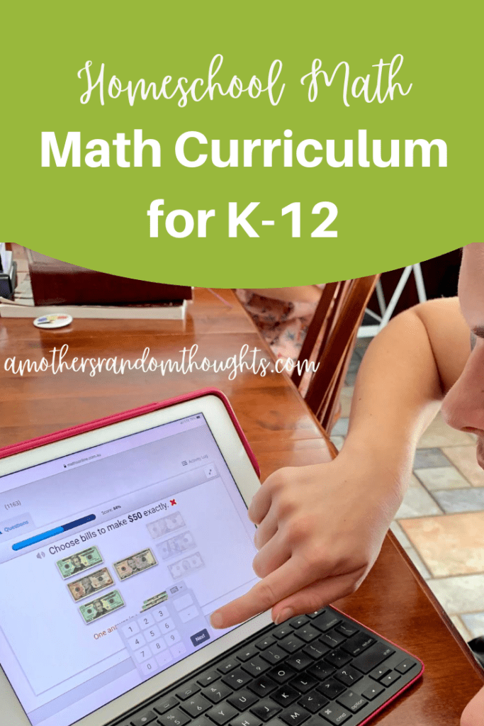 Homeschool Math Curriculum for K-12