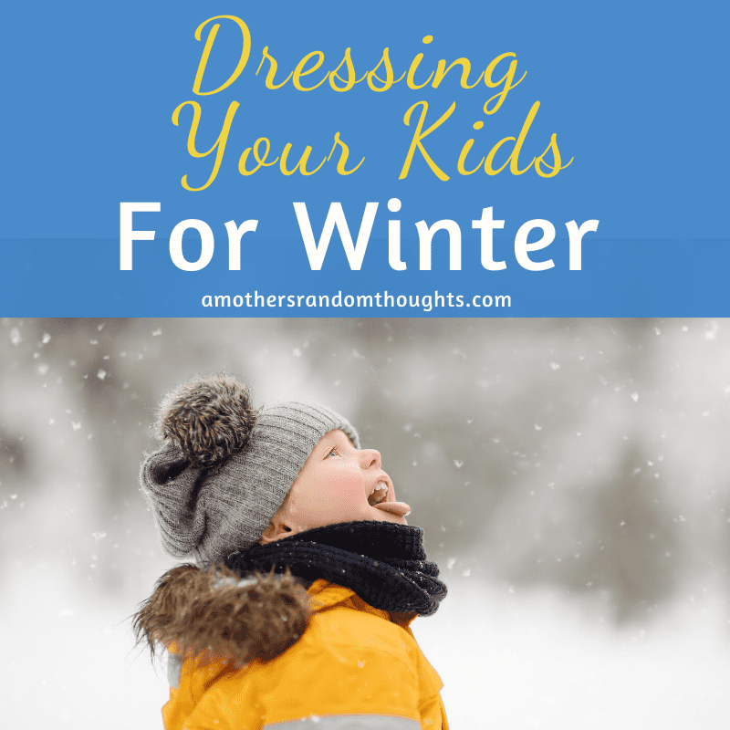 dressing your kids for winter