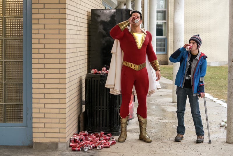 Shazam played by Zachary Levi