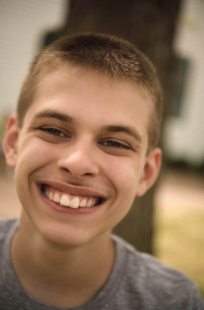 Boy Smiling Autism
