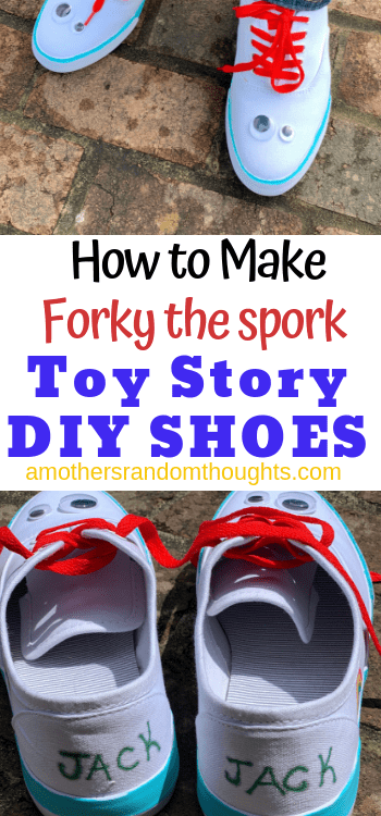 HOW TO MAKE DIY FORKY SHOES